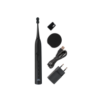 MEGASMILE Звукова гідроактивна зубна щітка «Black Whitening ІІ» Inc Black MEGASMILE Звукова гідроактивна зубна щітка «Black Whitening ІІ» Inc Black