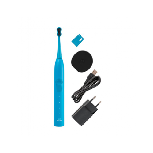 MEGASMILE Звукова гідроактивна зубна щітка «Black Whitening ІІ» Pacific Blue