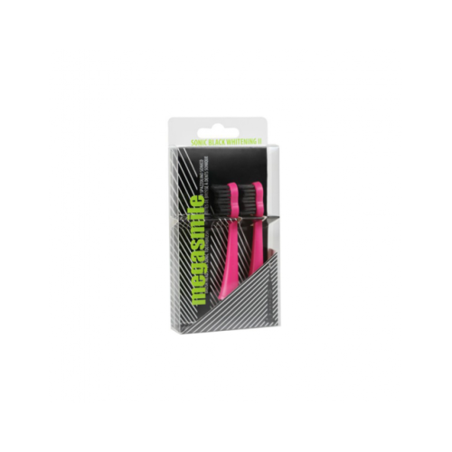 MEGASMILE Насадки для звукової щітки "Black Whitening" Pink 2 шт MEGASMILE Насадки для звукової щітки "Black Whitening" Pink 2 шт
