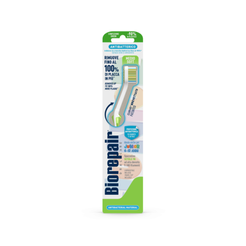 Biorepair Зубна щітка «Досконала чистка» Medium Soft Джуніор 6-12 років Biorepair Зубна щітка «Досконала чистка» Medium Soft Джуніор 6-12 років